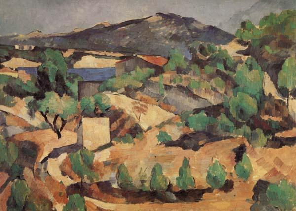 Paul Cezanne Mountains seen from l'Estaque oil painting picture